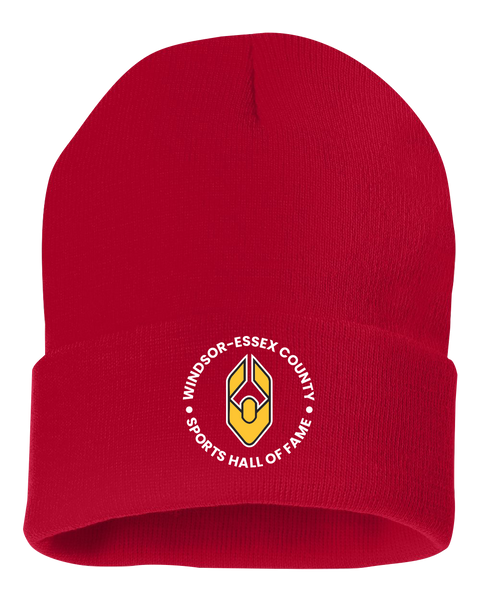 Windsor Essex County Sports Hall of Fame Solid Cuffed Beanie with Embroidered Logo