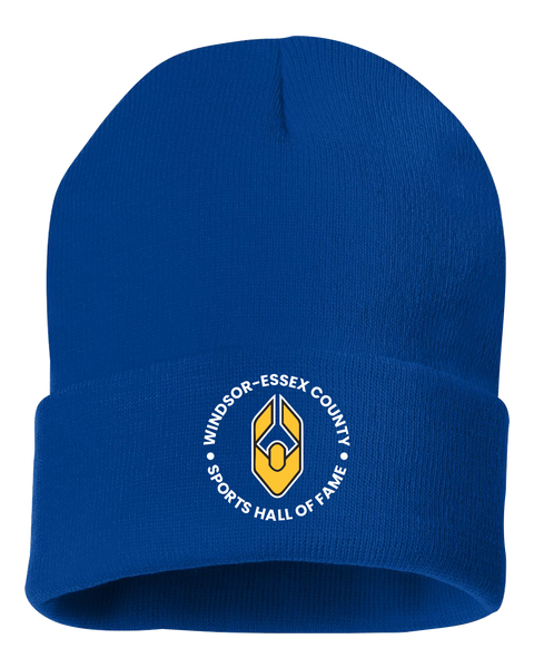 Windsor Essex County Sports Hall of Fame Solid Cuffed Beanie with Embroidered Logo