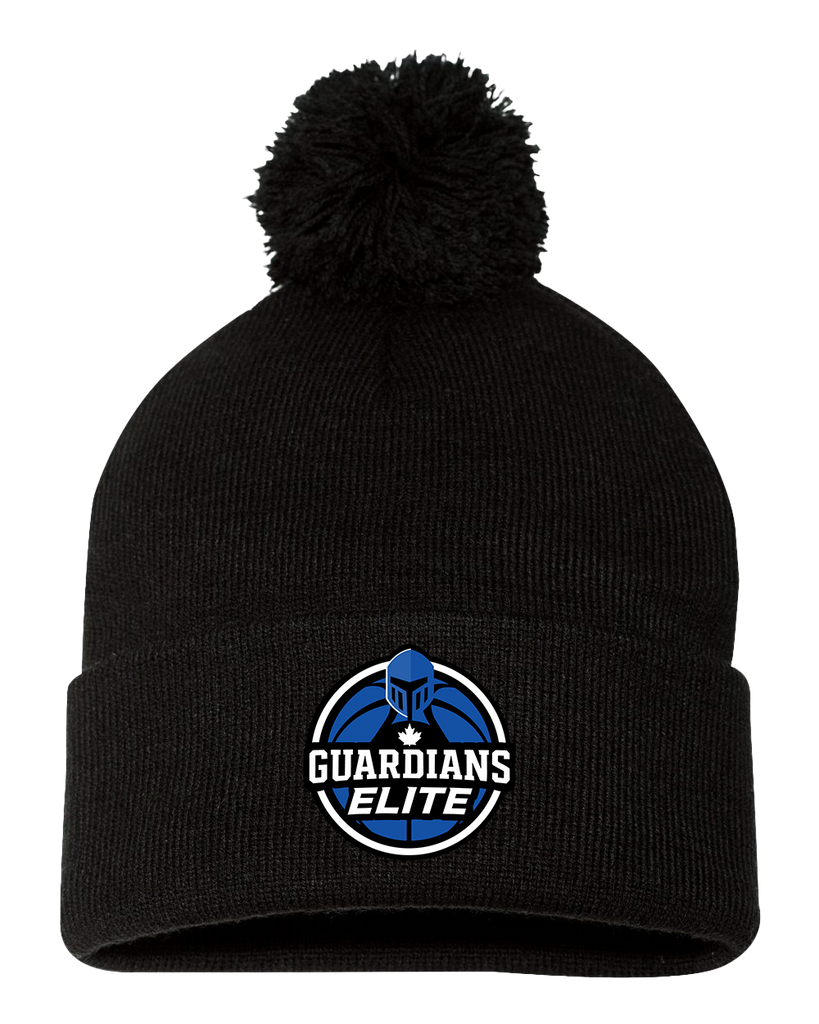 Lasalle Guardians Elite Pom-Pom Cuffed Beanie with Embroidered Logo