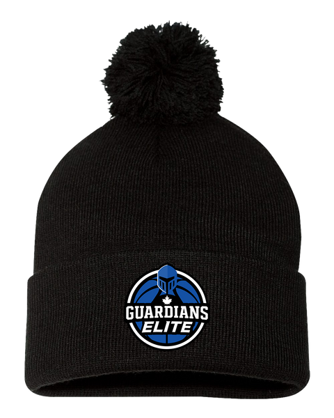 Lasalle Guardians Elite Pom-Pom Cuffed Beanie with Embroidered Logo
