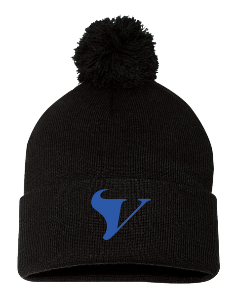Tecumseh Vista Pom-Pom Cuffed Beanie with Embroidered Logo