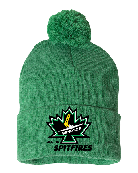 Minor Hockey Pom-Pom Cuffed Beanie with Embroidered Logo