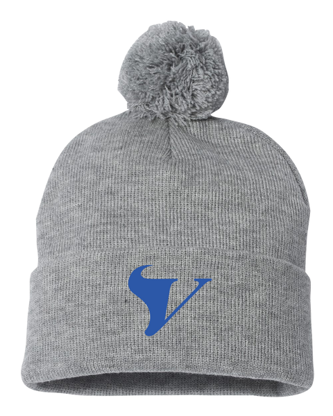 Tecumseh Vista Pom-Pom Cuffed Beanie with Embroidered Logo