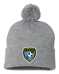 Caboto Soccer Club Pom-Pom Cuffed Beanie with Embroidered Logo