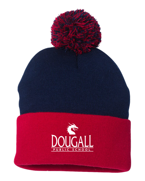 Dougall Baseball Knit Toque with Embroidered logo