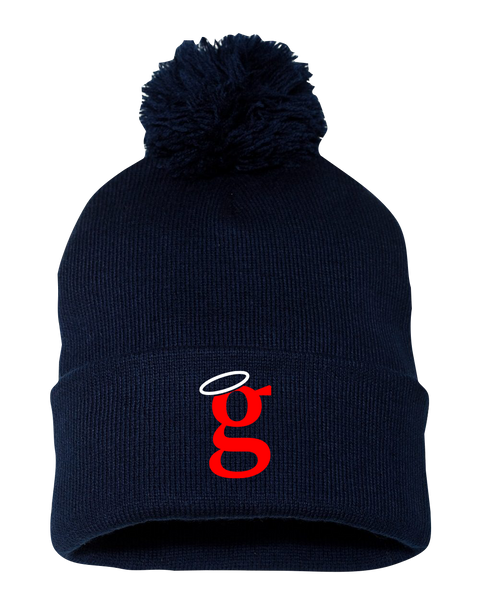 Guardians 'G' Pom-Pom Cuffed Beanie with Embroidered Logo