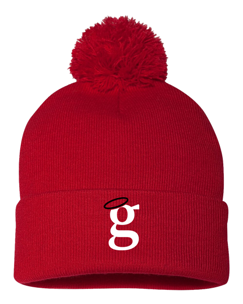 Guardians 'G' Pom-Pom Cuffed Beanie with Embroidered Logo