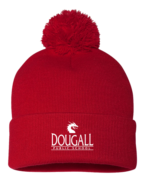 Dougall Baseball Knit Toque with Embroidered logo