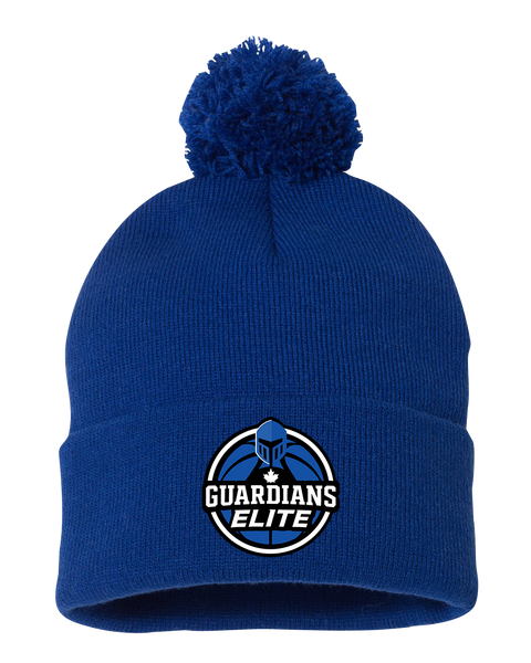Lasalle Guardians Elite Pom-Pom Cuffed Beanie with Embroidered Logo