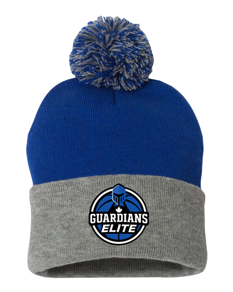 Lasalle Guardians Elite Pom-Pom Cuffed Beanie with Embroidered Logo