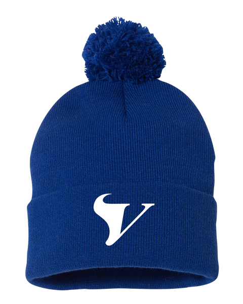Tecumseh Vista Pom-Pom Cuffed Beanie with Embroidered Logo
