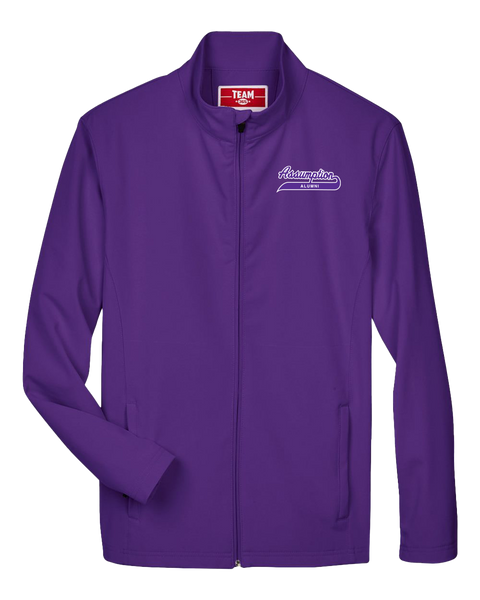 Assumption Alumni Script Adult Soft Shell Jacket with Embroidered Logo