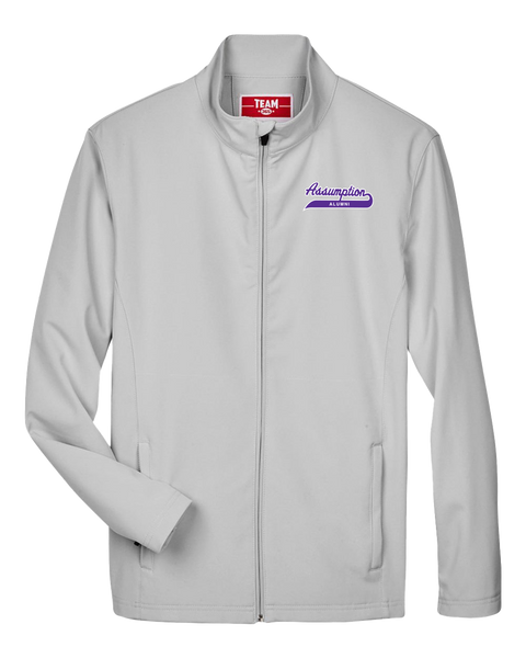 Assumption Alumni Script Adult Soft Shell Jacket with Embroidered Logo
