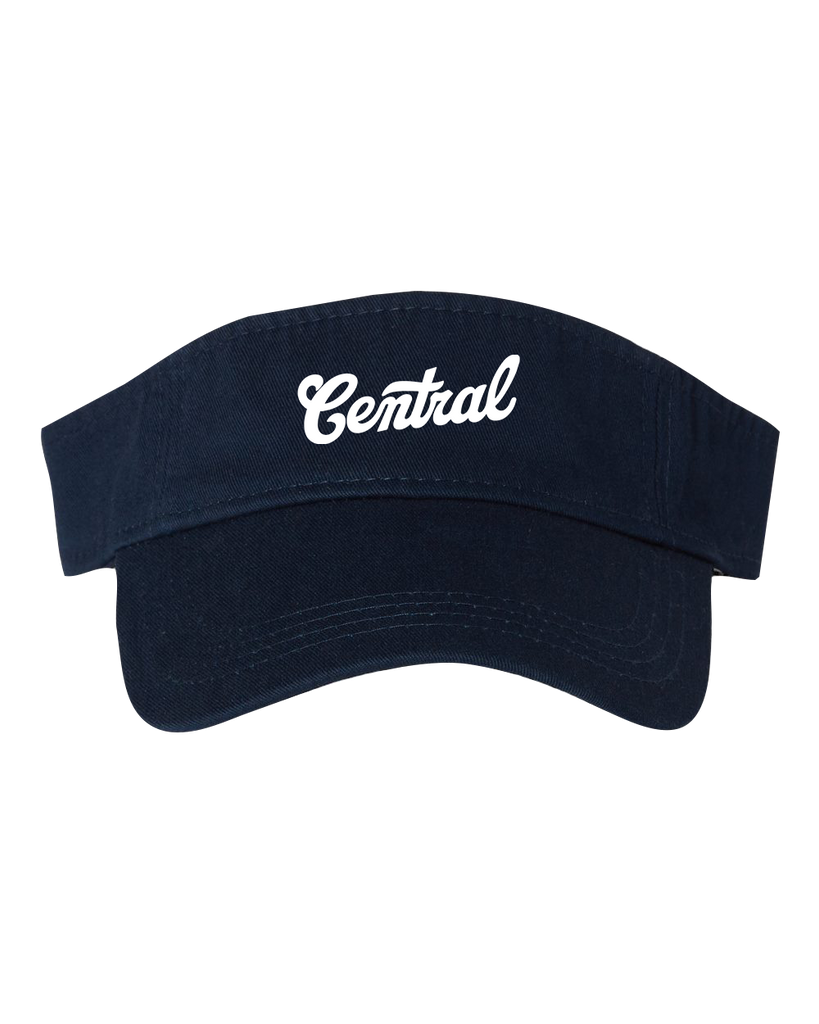 Central Washed Visor with Embroidered Logo