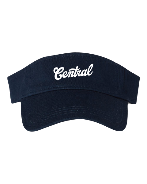 Central Washed Visor with Embroidered Logo