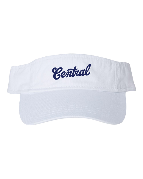 Central Washed Visor with Embroidered Logo