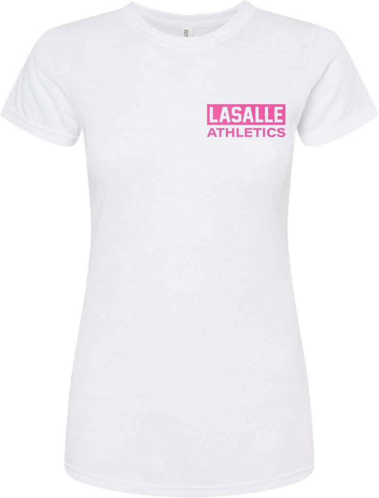 Athletics Ladies Deluxe Blend T-Shirt with Printed Logo