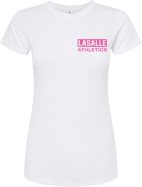 Athletics Ladies Deluxe Blend T-Shirt with Printed Logo