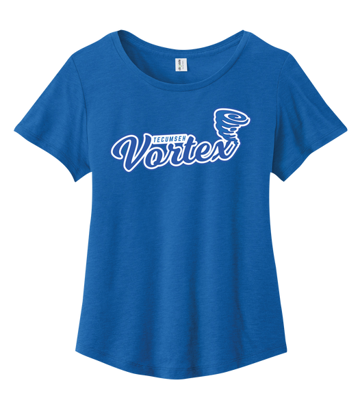 Tecumseh Vortex Ladies Cotton Relaxed Scoop Neck with Printed Logo