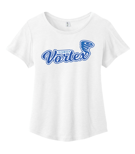 Tecumseh Vortex Ladies Cotton Relaxed Scoop Neck with Printed Logo