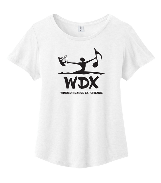Windsor Dance eXperience Cotton Relaxed Scoop Neck with Printed Logo LADIES