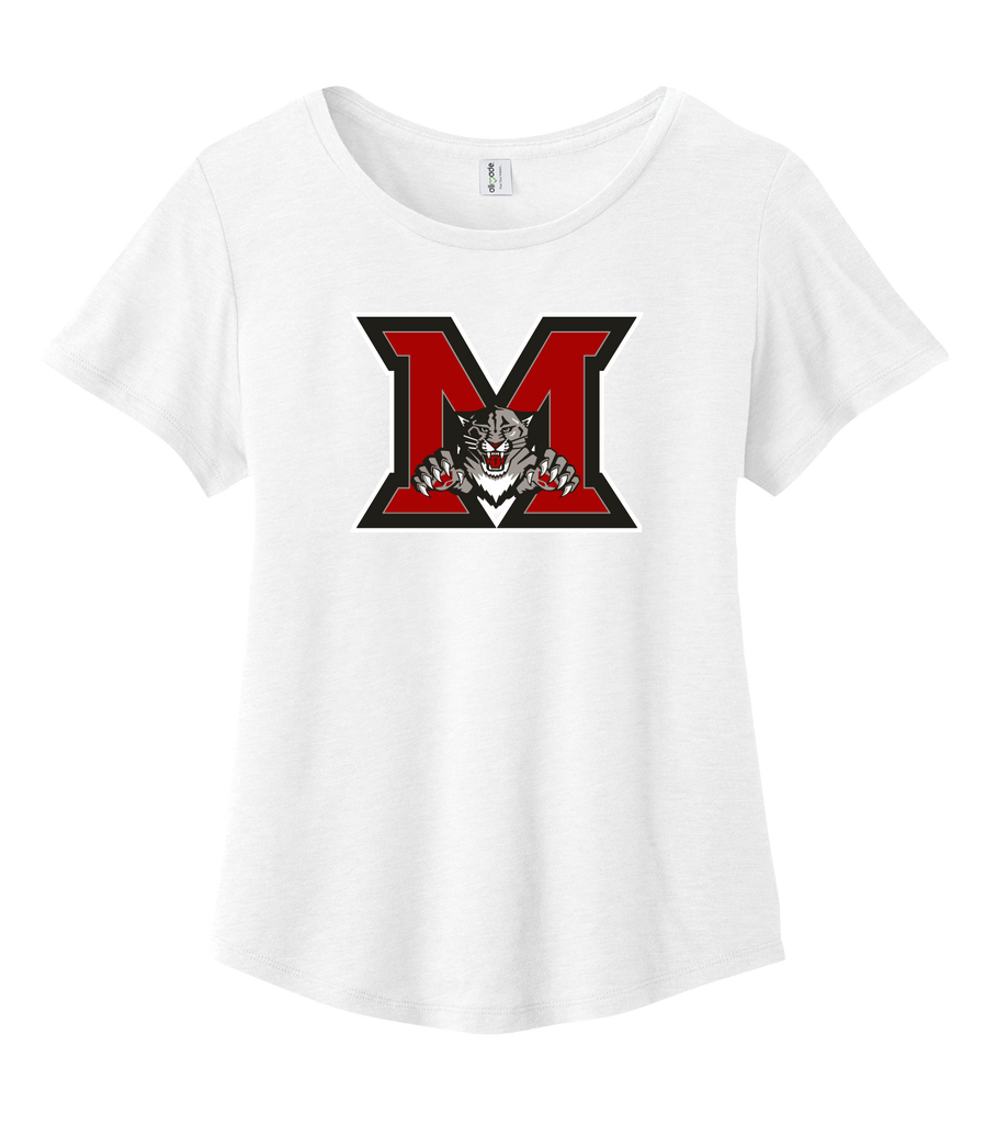 Maranatha Panthers Ladies Organic Cotton Relaxed Scoop Neck with Printed Logo