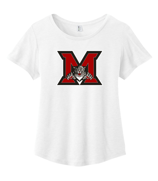 Maranatha Panthers Ladies Organic Cotton Relaxed Scoop Neck with Printed Logo