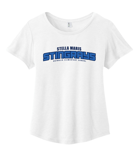 Stella Maris Ladies Cotton Relaxed Scoop Neck with Printed Logo
