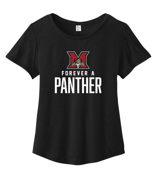 Maranatha 'Forever A Panther' Ladies Organic Cotton Relaxed Scoop Neck with Printed Logo