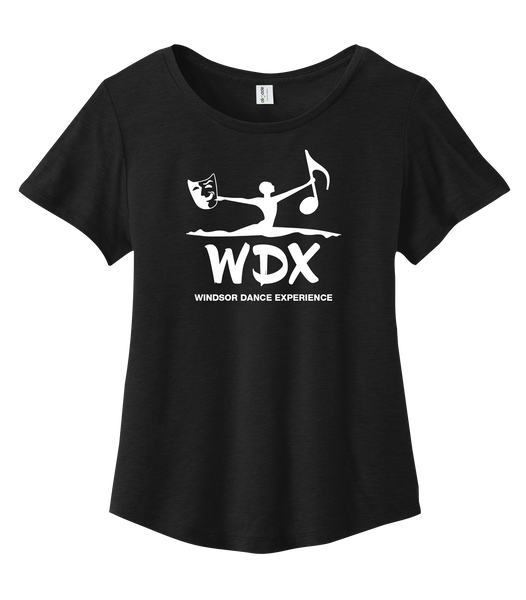 Windsor Dance eXperience Cotton Relaxed Scoop Neck with Printed Logo LADIES