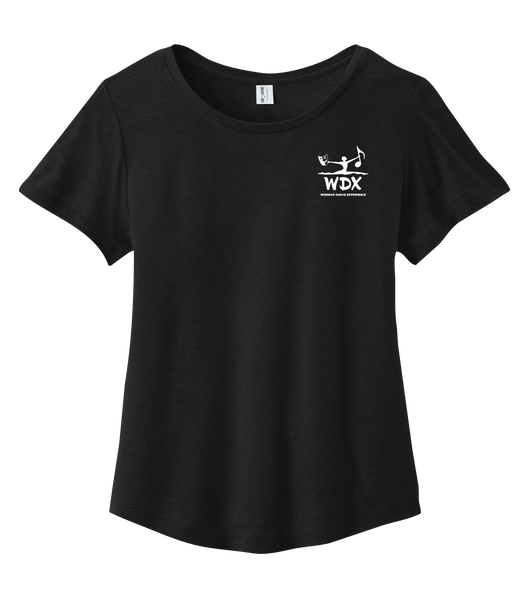 Windsor Dance eXperience Cotton Relaxed Scoop Neck with Printed Left Chest Logo LADIES