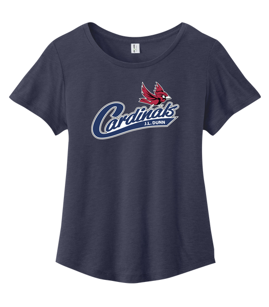 Cardinals Ladies Cotton Relaxed Scoop Neck with Printed Logo