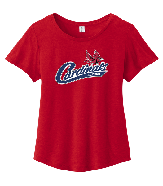 Cardinals Ladies Cotton Relaxed Scoop Neck with Printed Logo