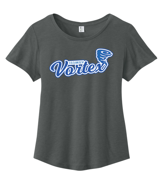 Tecumseh Vortex Ladies Cotton Relaxed Scoop Neck with Printed Logo