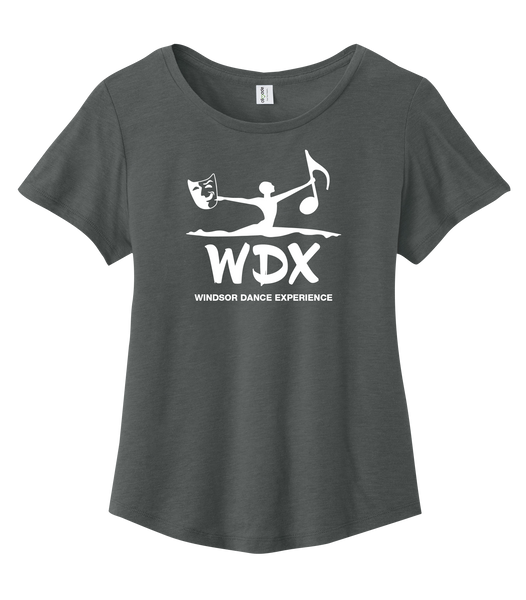 Windsor Dance eXperience Cotton Relaxed Scoop Neck with Printed Logo LADIES