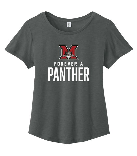 Maranatha 'Forever A Panther' Ladies Organic Cotton Relaxed Scoop Neck with Printed Logo