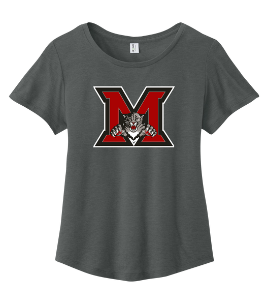 Maranatha Panthers Ladies Organic Cotton Relaxed Scoop Neck with Printed Logo