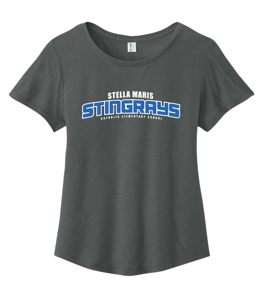 Stella Maris Ladies Cotton Relaxed Scoop Neck with Printed Logo
