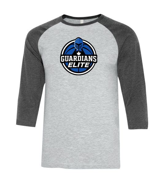 Lasalle Guardians Elite Youth Two Toned Baseball T-Shirt with Printed Logo