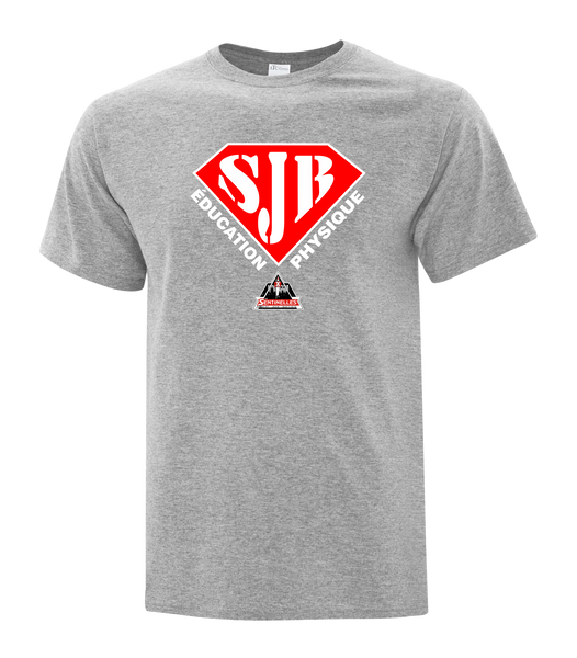 Sentinelles Phys-Ed Adult Cotton T-Shirt with Printed logo