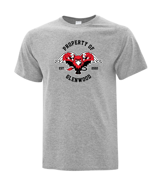 Glenwood Youth Cotton T-Shirt with Printed logo