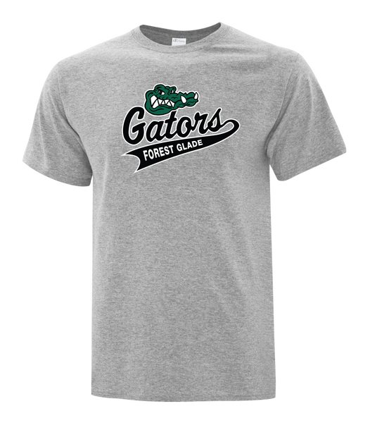 Forest Glade Gators Youth Cotton T-Shirt with Printed Logo