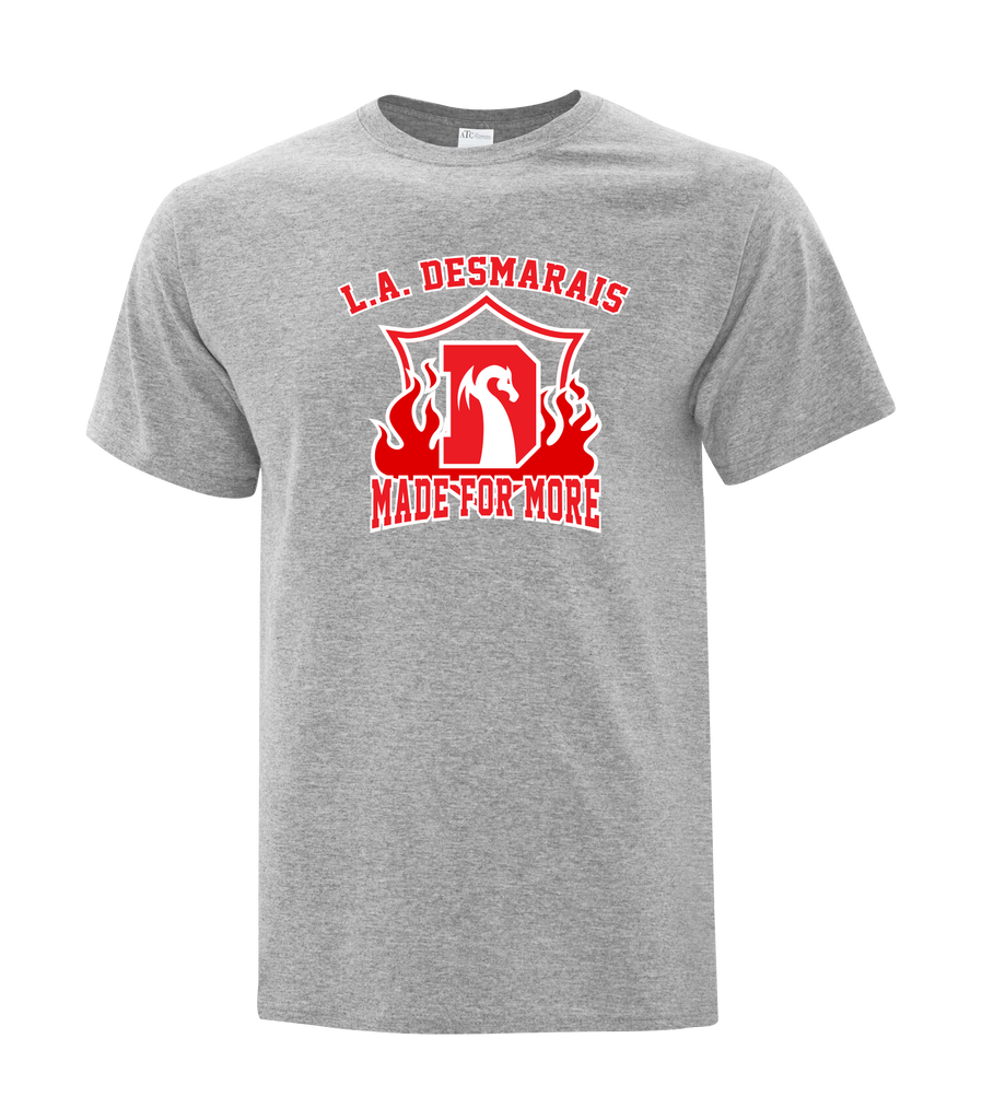LAD "Made for More" Youth Cotton T-Shirt with Printed Logo