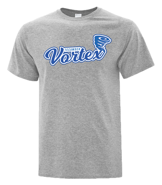 Tecumseh Vortex Adult Cotton T-Shirt with Printed Logo