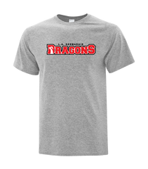 LAD Dragons Adult Cotton T-Shirt with Printed Logo