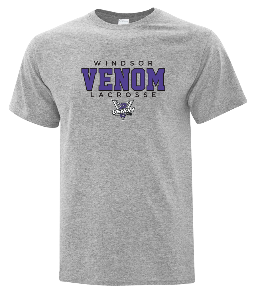 Windsor Venom Lacrosse Youth Cotton T-Shirt with Printed Logo