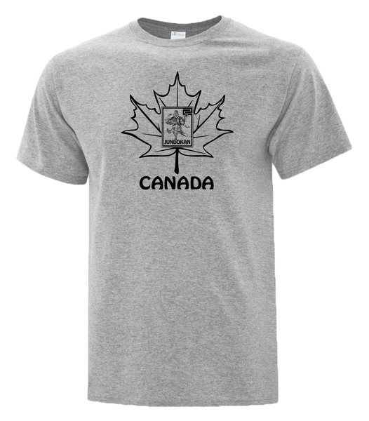 Lakeshore Karate Canada Adult Cotton T-Shirt with Printed Logo
