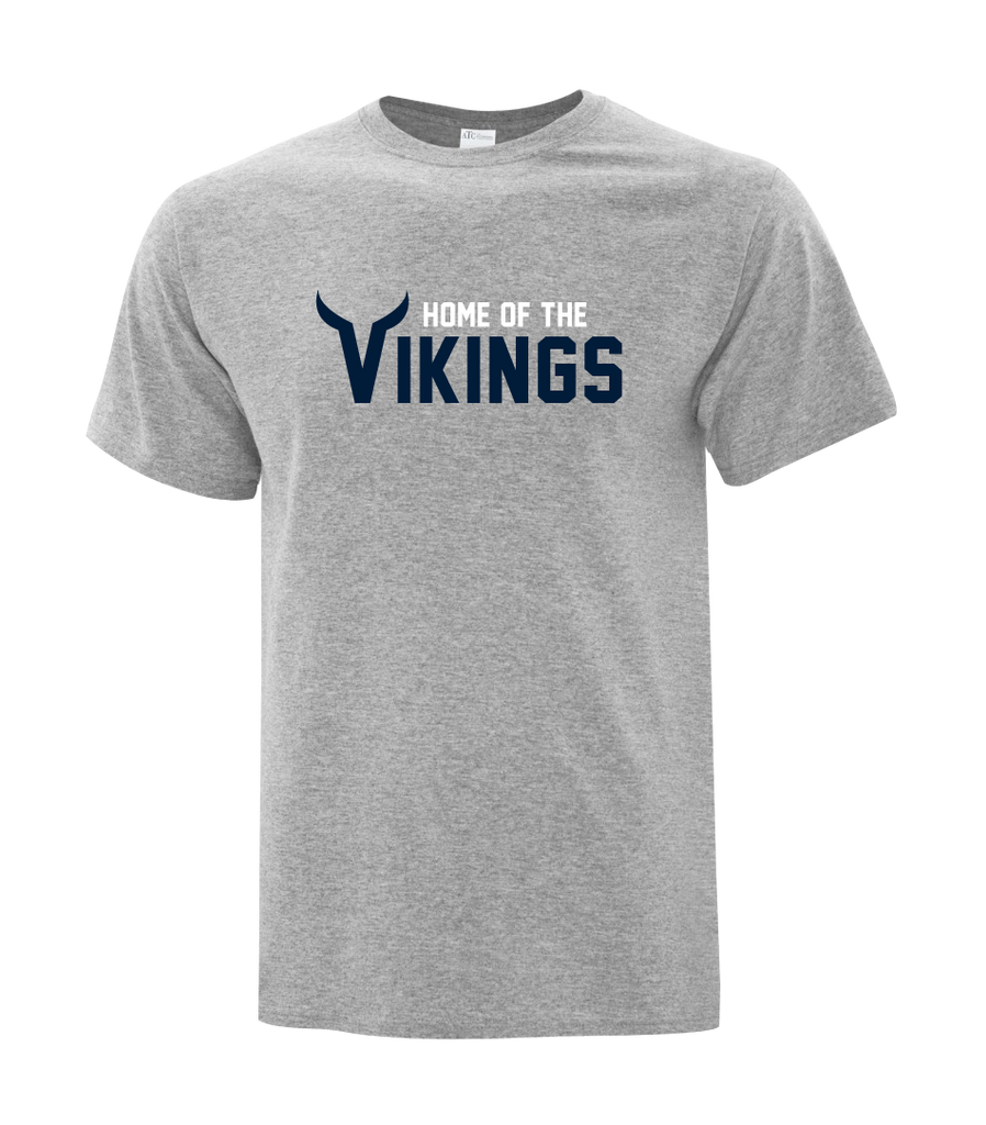 Home of the Vikings Youth Cotton T-Shirt with Printed logo