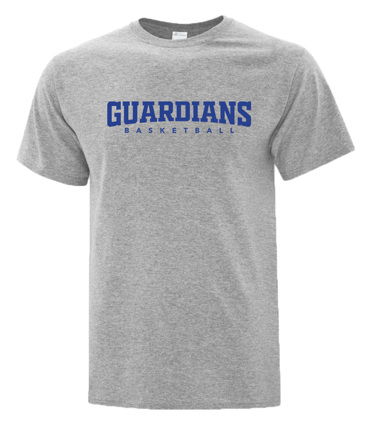 Guardians Basketball Adult Cotton T-Shirt with Printed Logo