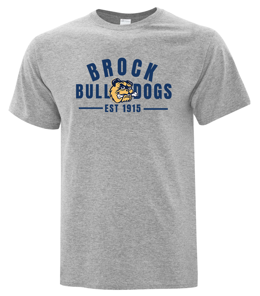 General Brock EST 1915 Youth Cotton T-Shirt with Printed Logo